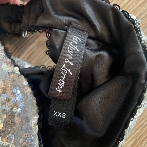 NWOT FOR LOVE & LEMONS Sequin High Waisted Panty - Size XXS - Picture 7 of 7
